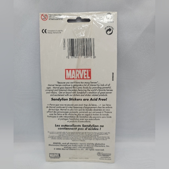 2006 Marvel Heroes Sandylion Stickers Avengers X-men Fantastic Four Characters - Picture 2 of 4